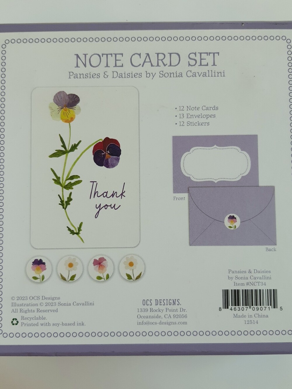 Thank You Note Card Set - Picture 4 of 4